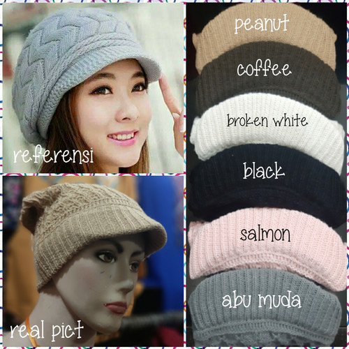 Foto Produk ciput Topi rajut anyaman ped dari Winnie Collection