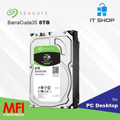 Foto Produk Seagate Barracuda 35 Desktop 8TB dari IT-SHOP-ONLINE