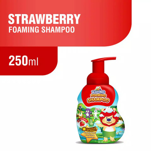 Foto Produk Kodomo Foaming Shampoo 250ml Strawberry Orange Sampo Anak dari Nic Shop