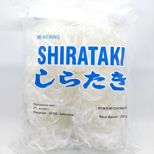 Foto Produk Mie Shirataki Kering / Dry Shirataki Ketogenic Diet Low Carbo 250 gr dari Kantin Organik