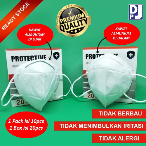 Foto Produk MASKER KN95 TOP BRAND QUALITY( EARLOOP) 5 PLY - KAWAT DI DALAM dari DWIJAYA PROMOSI STORE