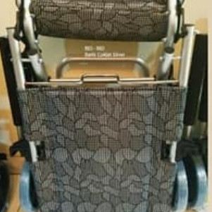 Foto Produk KURSI RODA TRAVELING SELLA 903-LB (Haji/Umroh/Kabin/GoSend/Grab) - Batik Silver dari Rio-Rio