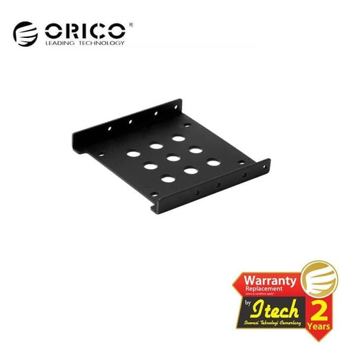 Foto Produk ORICO AC325-1S Aluminum 3.5in to 2.5in SSD HDD Bracket - Hitam dari manekistore