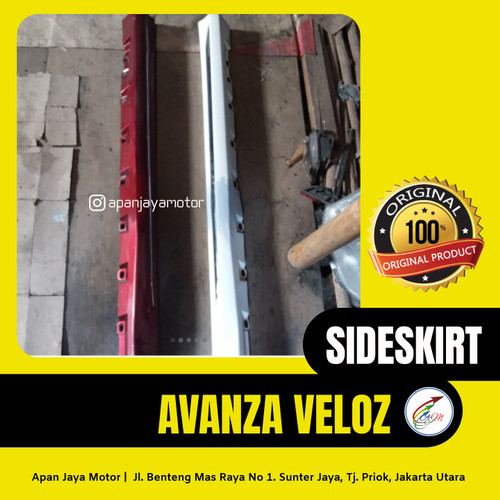Foto Produk sideskirt Avanza Veloz 2019 original dari Apan Jaya Motor