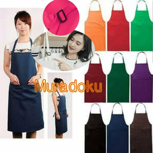 Foto Produk Celemek Apron Panjang Full Anti Minyak Anti Kotor Bahan Import dari Muradoku