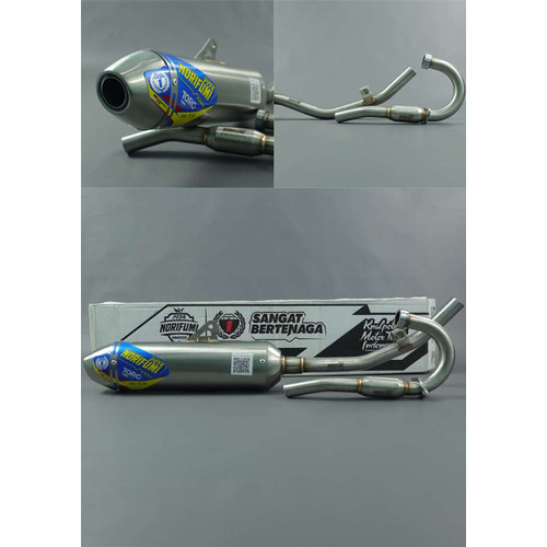 Foto Produk KNALPOT NORIFUMI TORC ORIGINAL KAWASAKI KLX DTRACKER SEMUA TYPE dari bandungextremegear