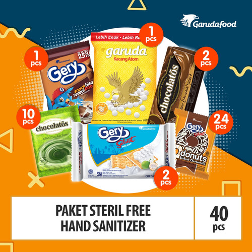 Foto Produk Paket Steril Free Hand Sanitizer dari GarudaFood