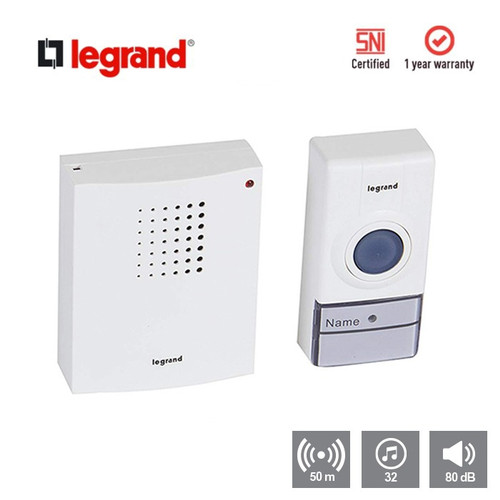 Foto Produk Bell Rumah Legrand Wireless Door Bell Kit dari Legrand Indonesia