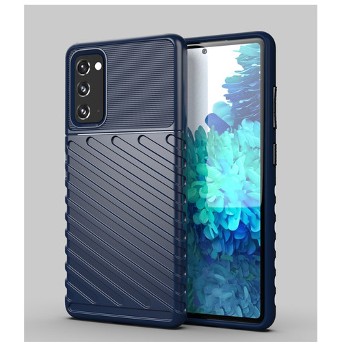 Foto Produk Casing Rugged Anti Crack Shockproof Case Samsung Galaxy S20 FE - Biru dari Maserik Shop