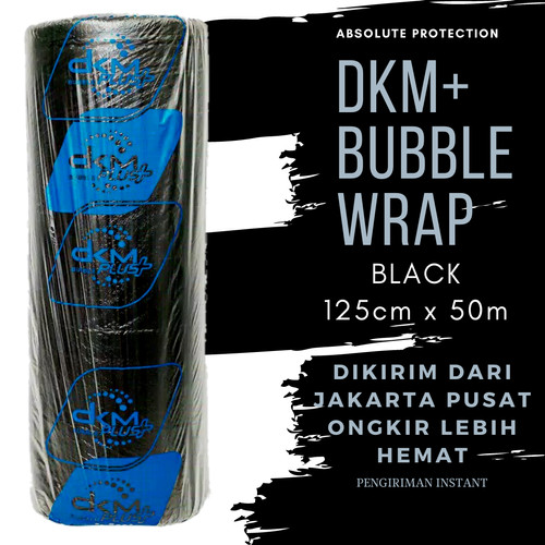 Foto Produk PLASTIK BUBBLE WRAP DKM+ BLACK 125CM X 50M dari Buana Packing