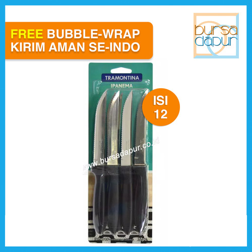 Foto Produk Bursa Dapur Tramontina Ipanema Pisau steak 12 Pcs / Pack dari Bursa Dapur