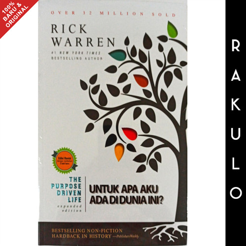 Foto Produk Buku The Purpose Driven Life - Untuk Apa Aku Ada di Dunia Rick Warren dari Rakulo
