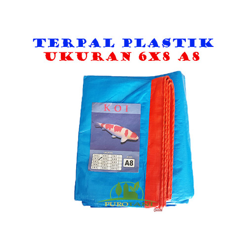 Foto Produk Terpal Plastik Tipe A8 Ukuran 6 X 8 Meter Terpal 6X8 Tipe A8 dari Purotani.ID