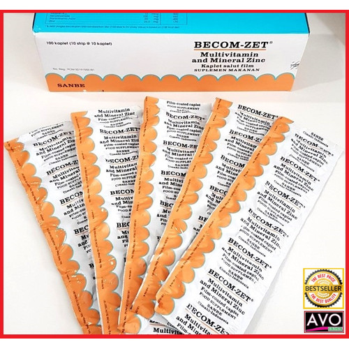 Foto Produk Becom C Multivitamin B lengkap C kalsium daya tahan tubuh imun vitamin dari AVO Grosir