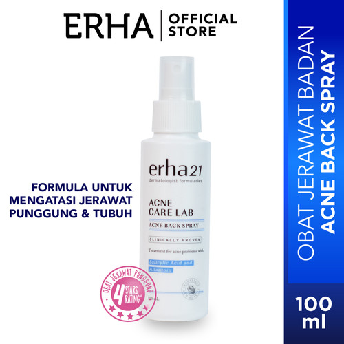 Foto Produk Erha Acne Care Lab Acne Back Spray 100 ml - Obat Jerawat Punggung - 1 Pcs dari Erha Official Store