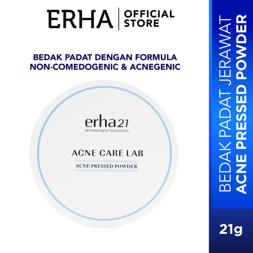 Foto Produk erha21 Acne Care Lab Pressed Powder 13g - Bedak Kulit Jerawat dari Erha Official Store