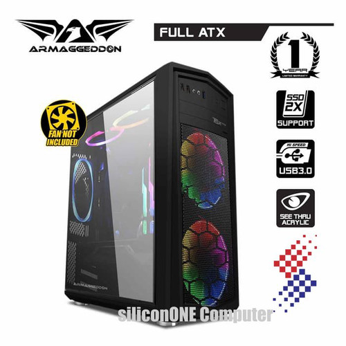Foto Produk ARMAGGEDDON T5X PRO II BLACK dari silicon ONE Computer
