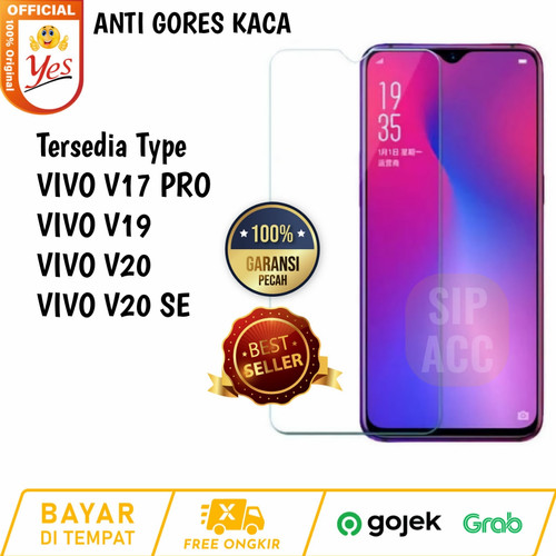 Foto Produk Vivo V19 Tempered GlassClear Anti gores Kaca Bening Screen guard dari SIP ACC