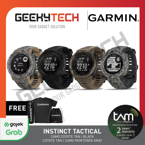Foto Produk Garmin Instinct Tactical - Garansi Resmi TAM 2 Tahun dari GeekyTech