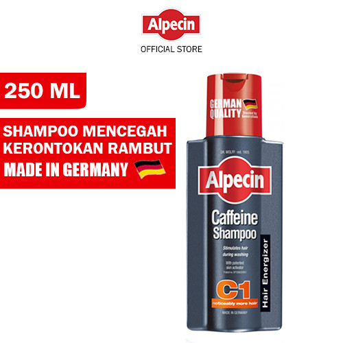 Foto Produk Alpecin C1 Caffeine Shampo Rambut Rontok Pria/Hair Loss Shampoo dari Dr Wolff Official Store