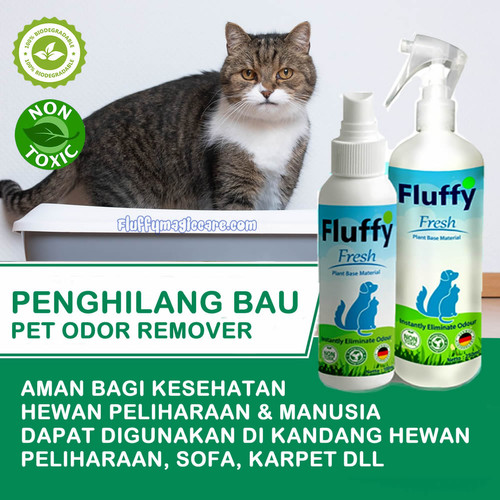 Cara Hilangkan Bau Kencing Kucing Jual Disinfektan Kandang Penghilang Bau Kencing Kotoran Kucing Fluffy