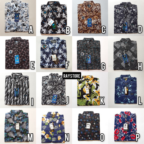 Foto Produk hem kemeja surfing pria casual premium model terbaru best seller dari RayStore