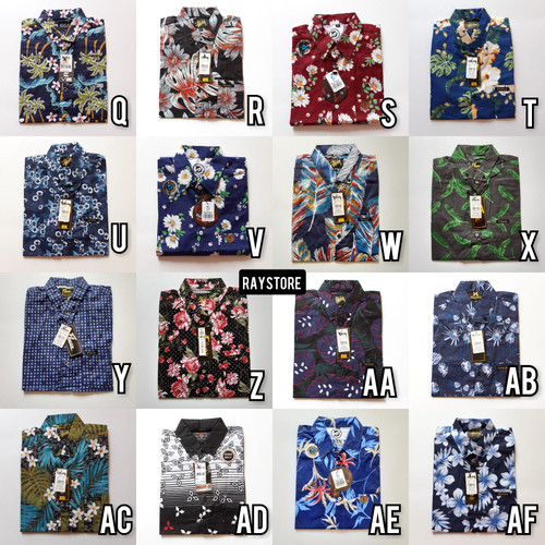 Foto Produk hem kemeja surfing pria lengan pendek casual RKG 11-14 dari RayStore