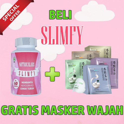 Foto Produk Slimfy ORIGINAL 100% HERBAL (Nutricalabs) - Suplemen Pelangsing Diet dari Nutricalabs