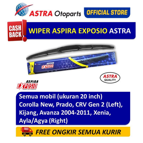 Jual Wiper Mobil Aspira Exposio Ukuran 20 Kota Surabaya Tiga Berlian Motor Tokopedia