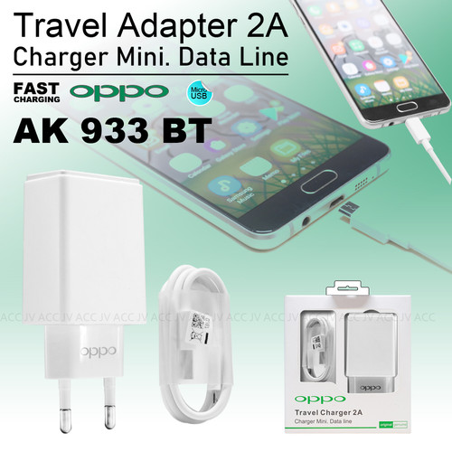 Foto Produk ORI99 AK933 Oppo Travel Charger Casan Original For OPPO DEVICE MICRO dari JV ACC