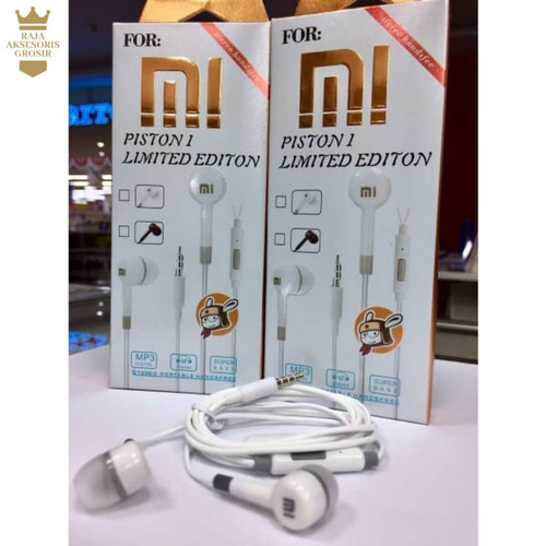 Foto Produk Handsfree Headset Xiaomi MI Piston 1 limited Super bass dari Raja Aksesoris Grosir