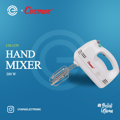 Foto Produk COSMOS Mixer Hand CM-1279 - Putih dari UTAMA_ELECTRONIC