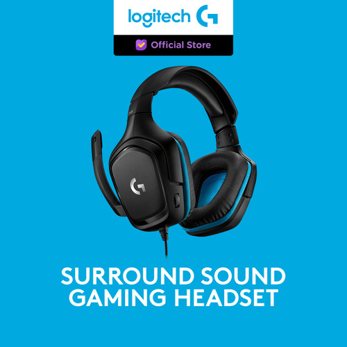 Foto Produk Logitech G431 7.1 Surround Sound Gaming Headset dari Logitech G Official