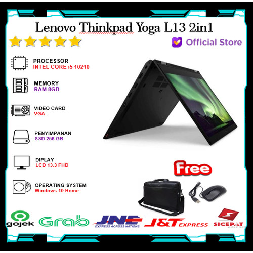 Foto Produk Lenovo Thinkpad Yoga L13 2in1 Touch i5 10210 8GB 256 SSD 13.3FHD Win10 dari Gateway Indonesia Comp
