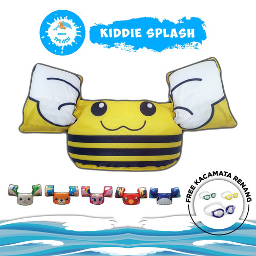 Foto Produk Pelampung Rompi Puddle Jumper - Yellow Bee dari KIDDIE SPLASH INDONESIA