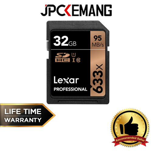 Foto Produk Lexar 32GB Professional UHS-I SDHC Memory Card GARANSI RESMI dari JPCKemang