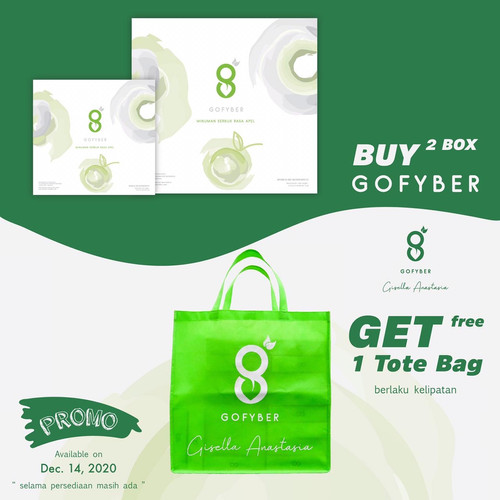 Foto Produk GOFYBER by Gisella Anastasia - Minuman Detox dan Slimming Rasa Apel dari Wellnessmart