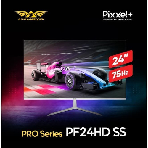 Foto Produk Armaggeddon Gaming Monitor Pixxel+ Pro PF24HD SS 24 Inch 75Hz AHVA - Hitam dari manekistore