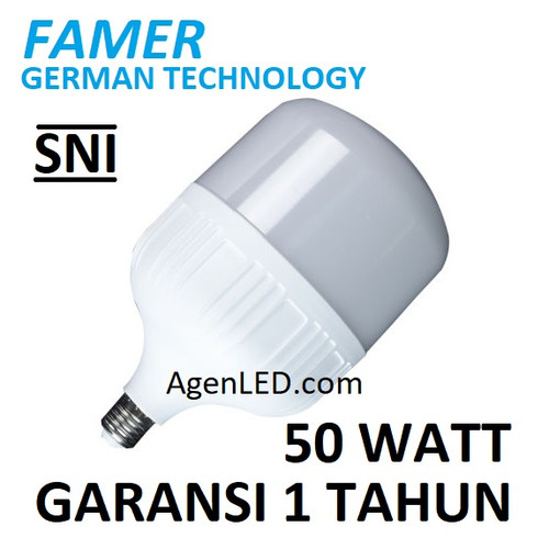 Foto Produk Lampu LED JUMBO 50W Bohlam 50 w watt Putih Bulb 40 33 dari AgenLED