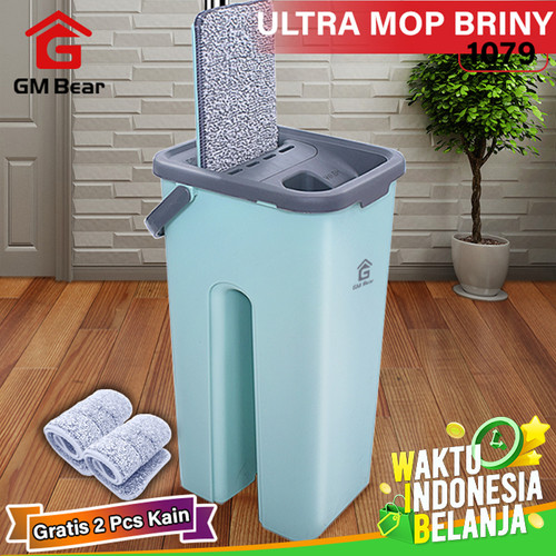 Foto Produk GM Bear Alat Pel Praktis Hijau 1079-Ultra Mop Briny Green - Hijau dari GM Bear