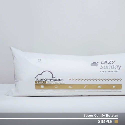 Foto Produk Guling Microfiber Bulu Angsa Grade A - LAZY Sunday - dari LAZY Sunday Store