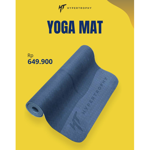 Foto Produk Rubber Yoga Mat Karpet Matras Pilates Olahraga Natural Eco Friendly dari Hypertrophy