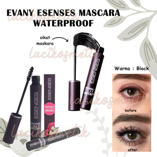 Foto Produk EVANY ESENSES MASCARA WATERPROOF / VOLUME MASKARA dari LACI KOSMETIK