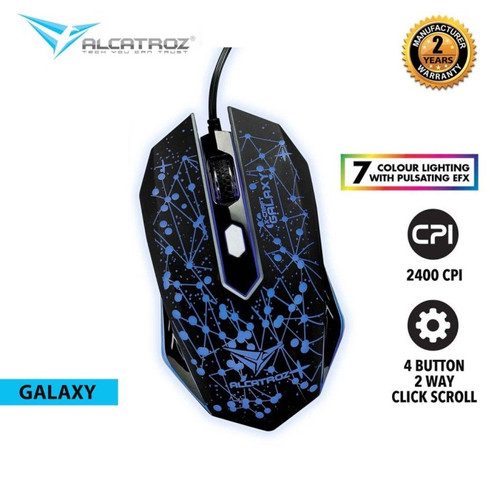 Foto Produk Alcatroz X-Craft Classic Galaxy Gaming Mouse dari manekistore