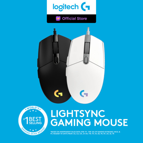 Foto Produk Logitech G102 Lightsync Gaming Mouse - Putih dari Logitech G Official
