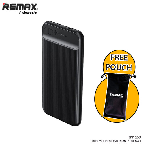 Foto Produk REMAX Suchy Series 10000mAh 2USB Power Bank RPP-159 - BLACK dari Remax Indonesia Official