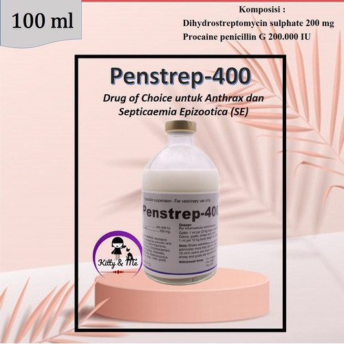 Foto Produk PENSTREP 400 100 ml - ANTIBIOTIK GANGGUAN PERNAFASAN DAN PENCERNAAN dari KITTY & ME