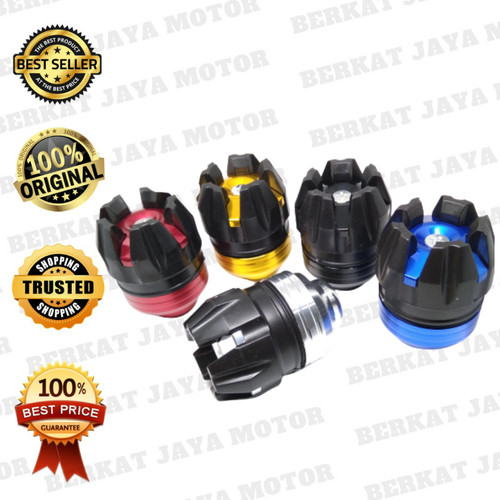 Foto Produk JALU AS RODA JUMBO MOTOR MODEL ROBOT BAHAN CNC - Biru dari Berkat Jaya Motor Sby