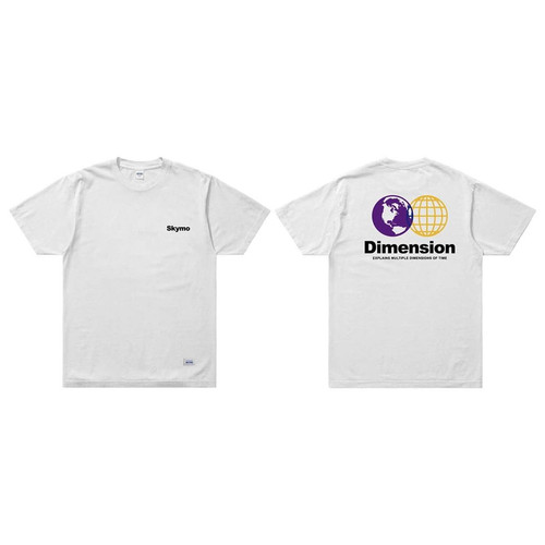 Foto Produk SKYMO APPAREL TSHIRT DIMENSION WHITE - Putih, L dari SKYMO APPAREL