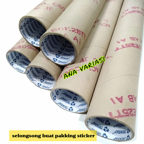Foto Produk SELONGSONG PAPER CORE BOBIN CONES BUAT PAKKING STIKER SKOTLET TABUNG K dari trijaya_elektro